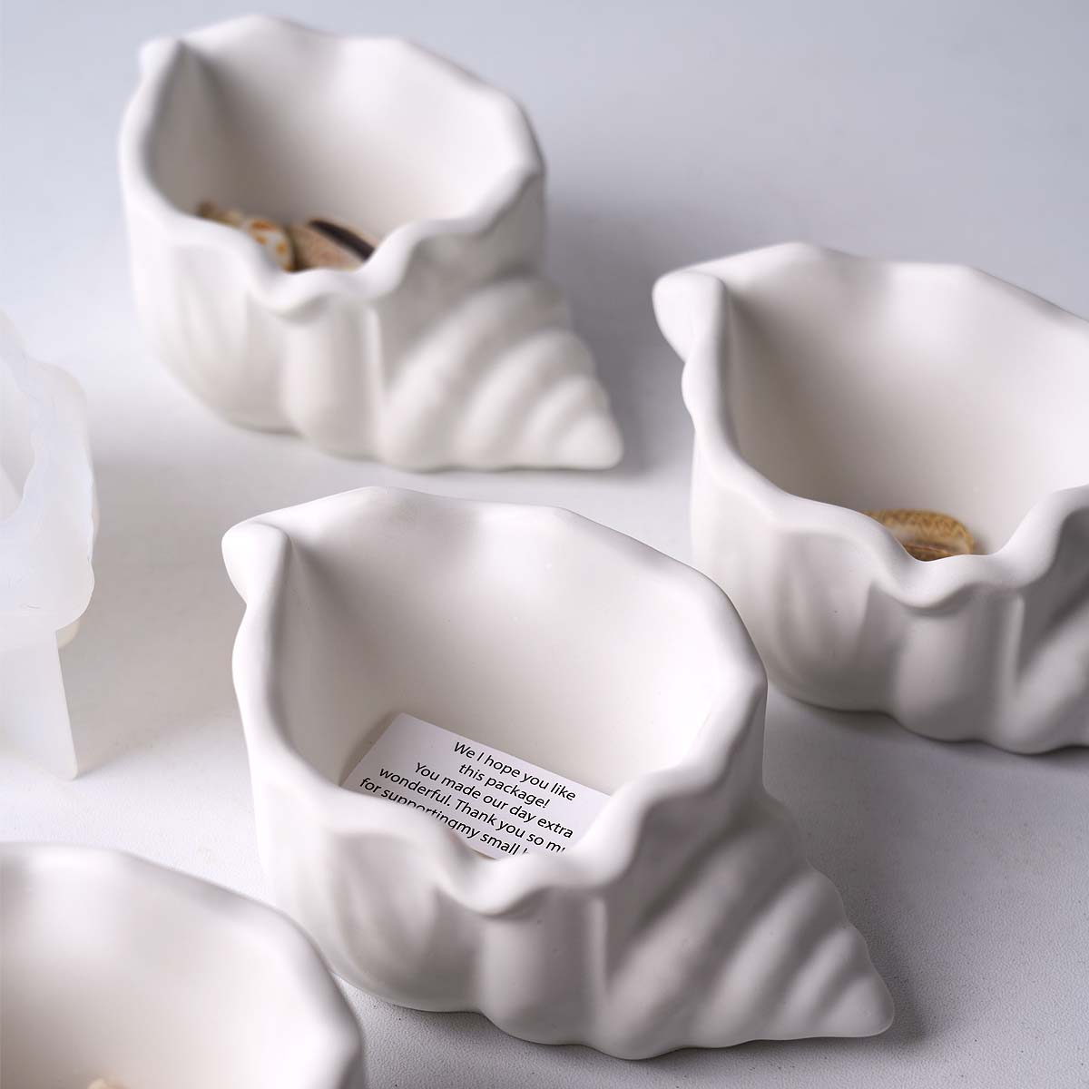 Kraft Box Candle - Conchiglia Barattolo di candela Stampo in