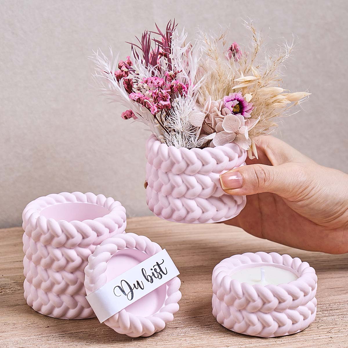 Kraft Box Candle - Stampo in silicone per barattolo di