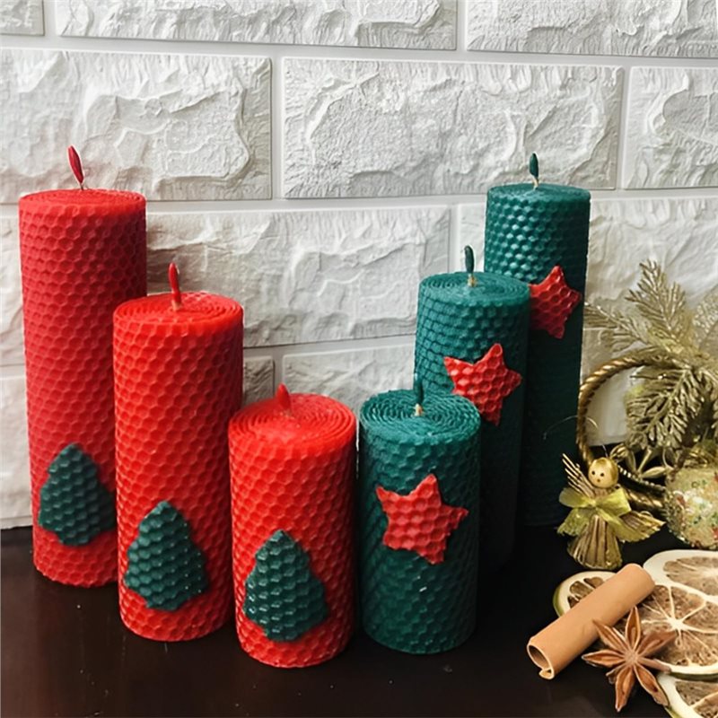 AT21-Fogli di cera d'api (24 p - Candle Making Kit Beeswax recensione e prezzo