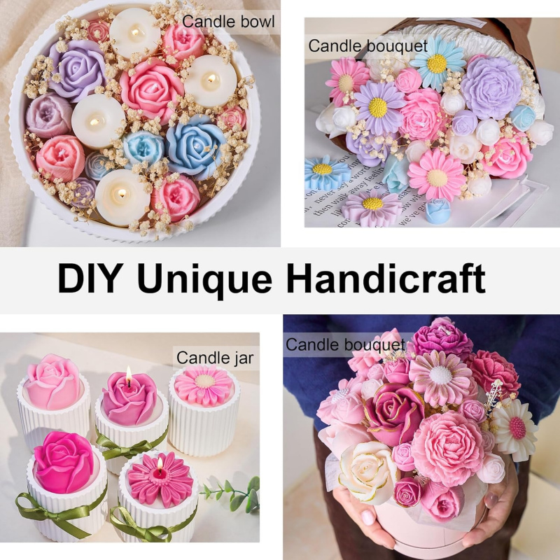 Set di 5 stampi per candele a  - Candle Making Jelly recensione e prezzo