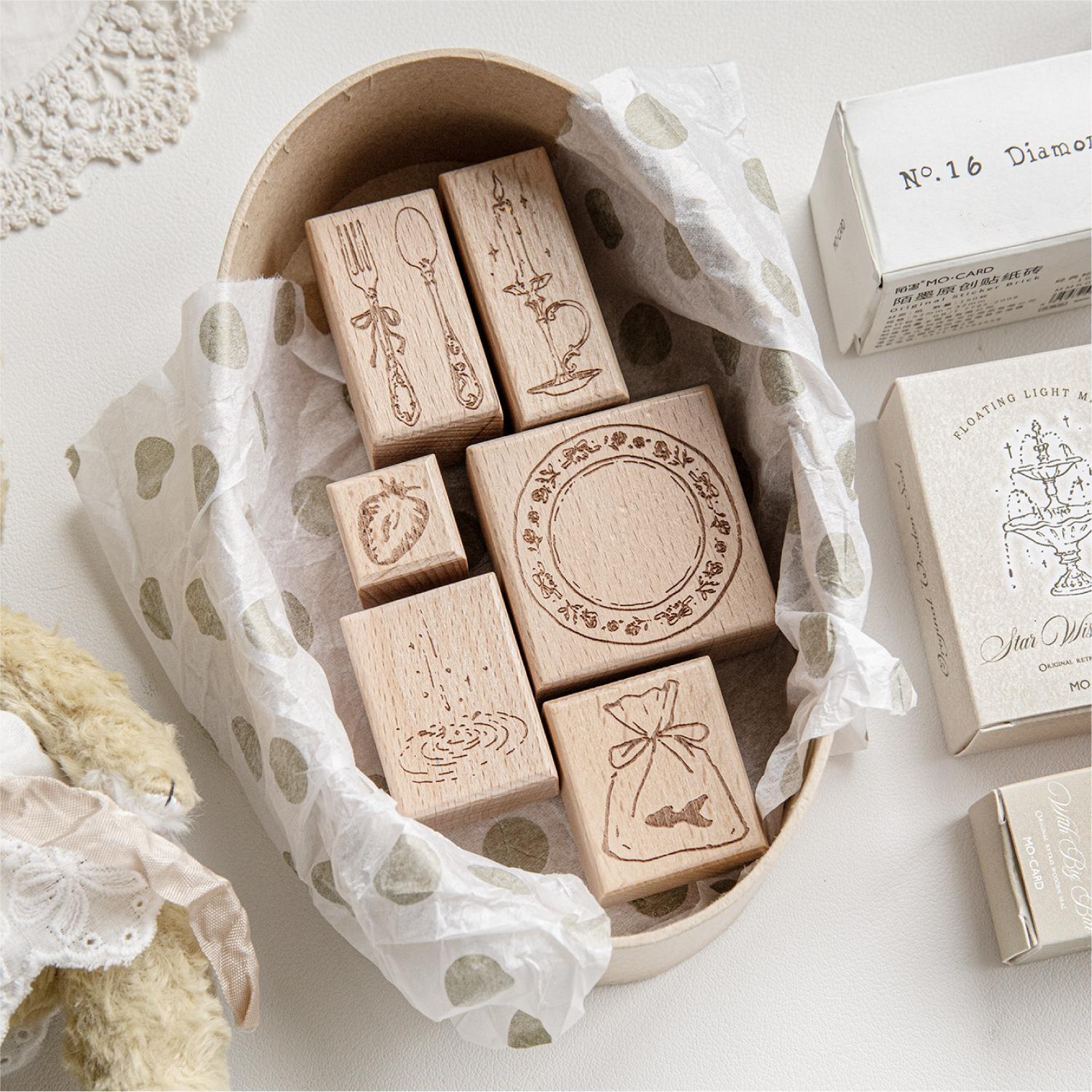 Timbro in legno con design a c - Candle Making Activity recensione e prezzo