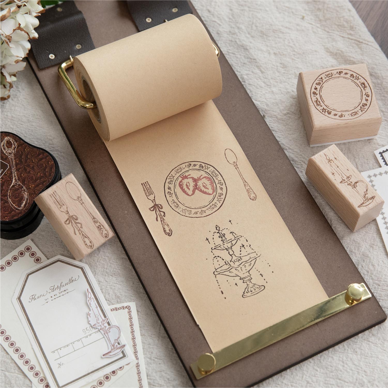 Timbro in legno con design a c - Candle Making Activity recensione e prezzo